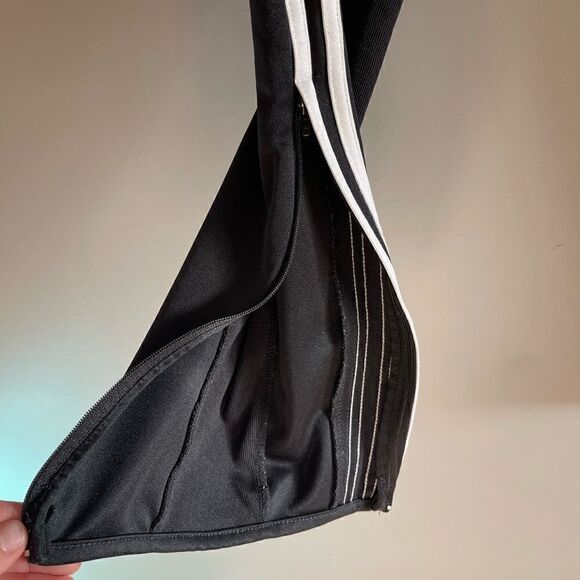 Adidas Track Pants Black/White Logo | SZ S - Picture 6 of 12